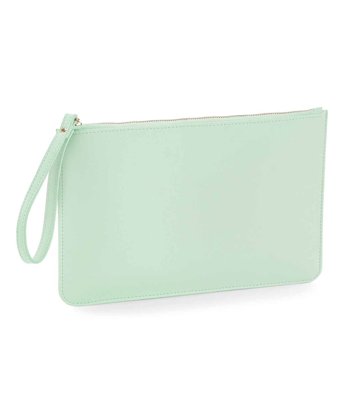 Saffiano Boutique Accessory Pouch Wristlet - Soft Mint