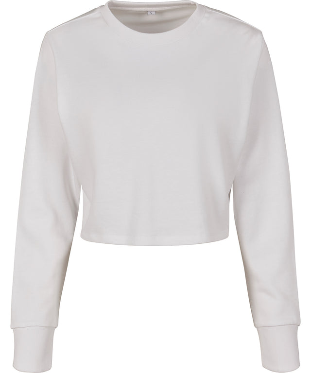 Crop Sweatshirt - White