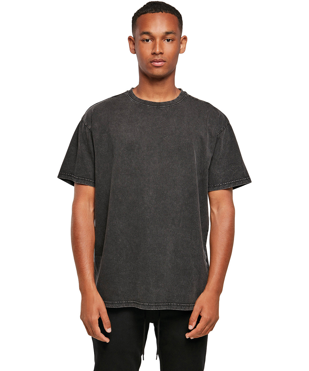 Acid washed heavy oversized tee