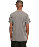 Regular Fit Acid Wash Tee  - Baltic Blue