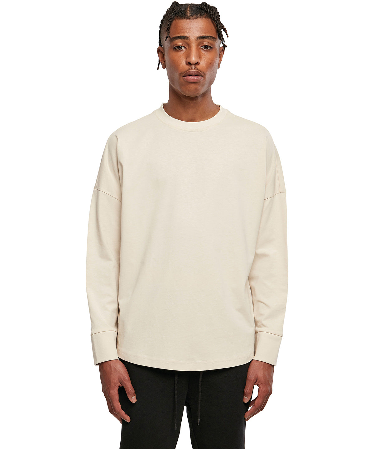Oversized Long Sleeve Tee - White