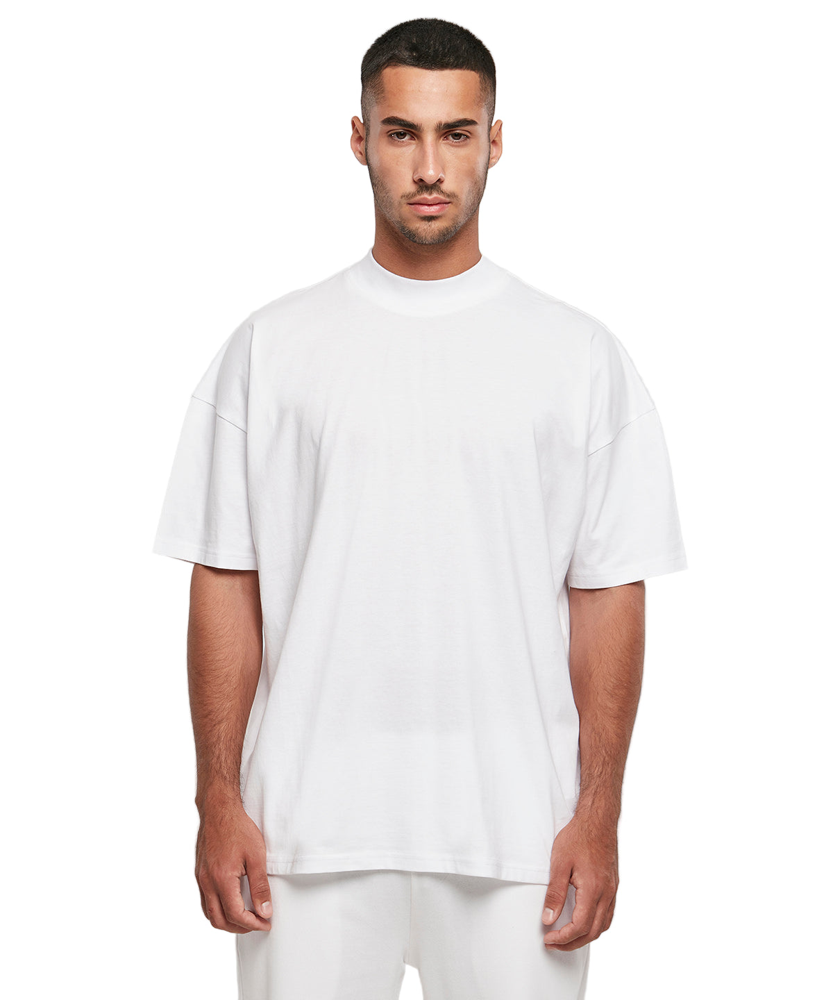 Oversized mock neck tee