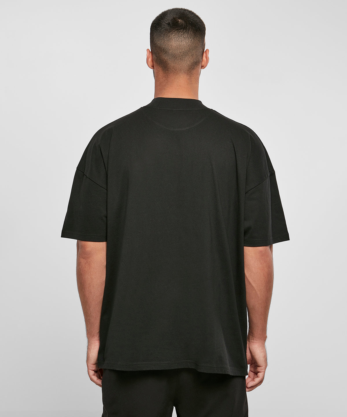 Oversized mock neck tee