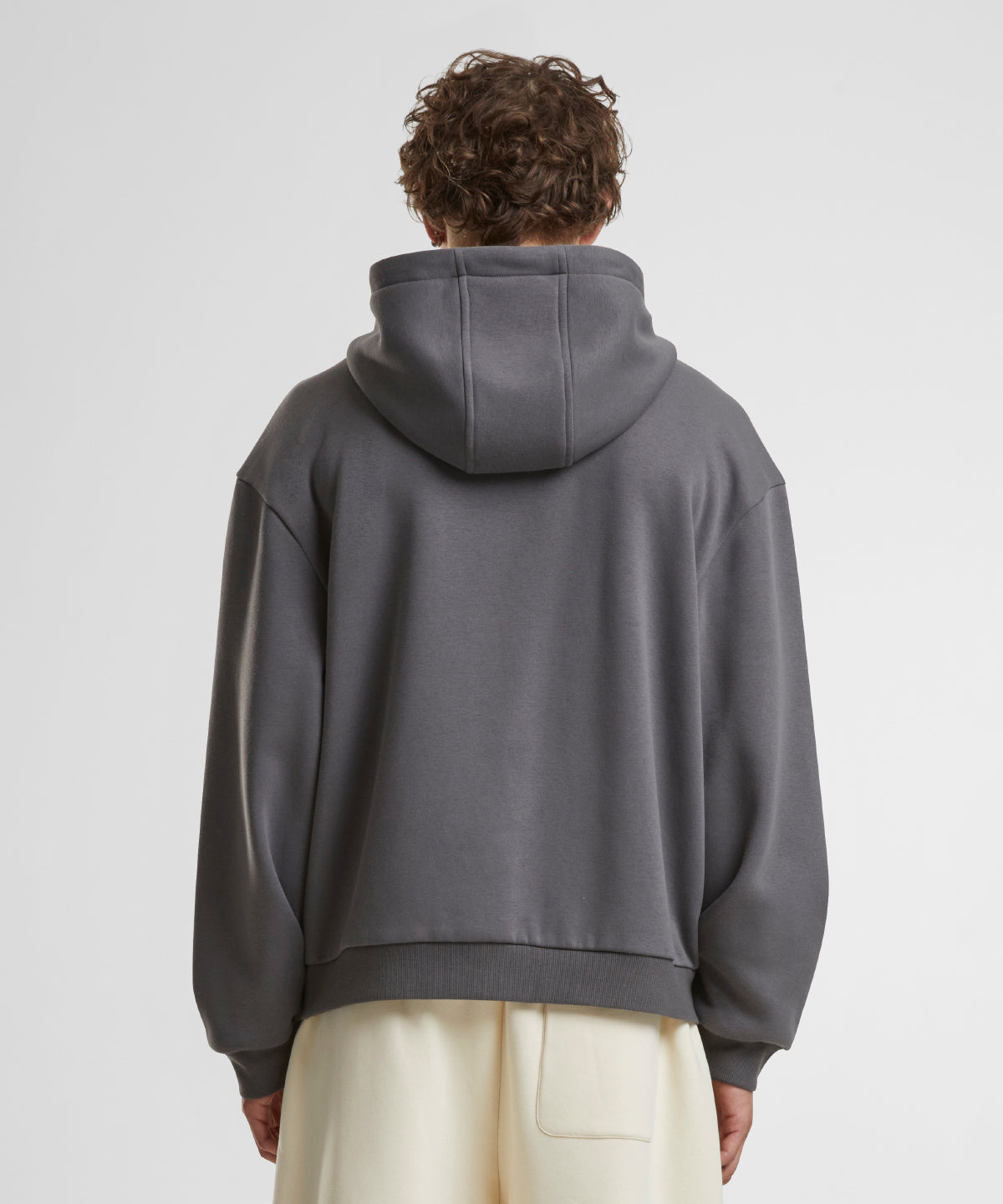 Fluffy zip hoodie
