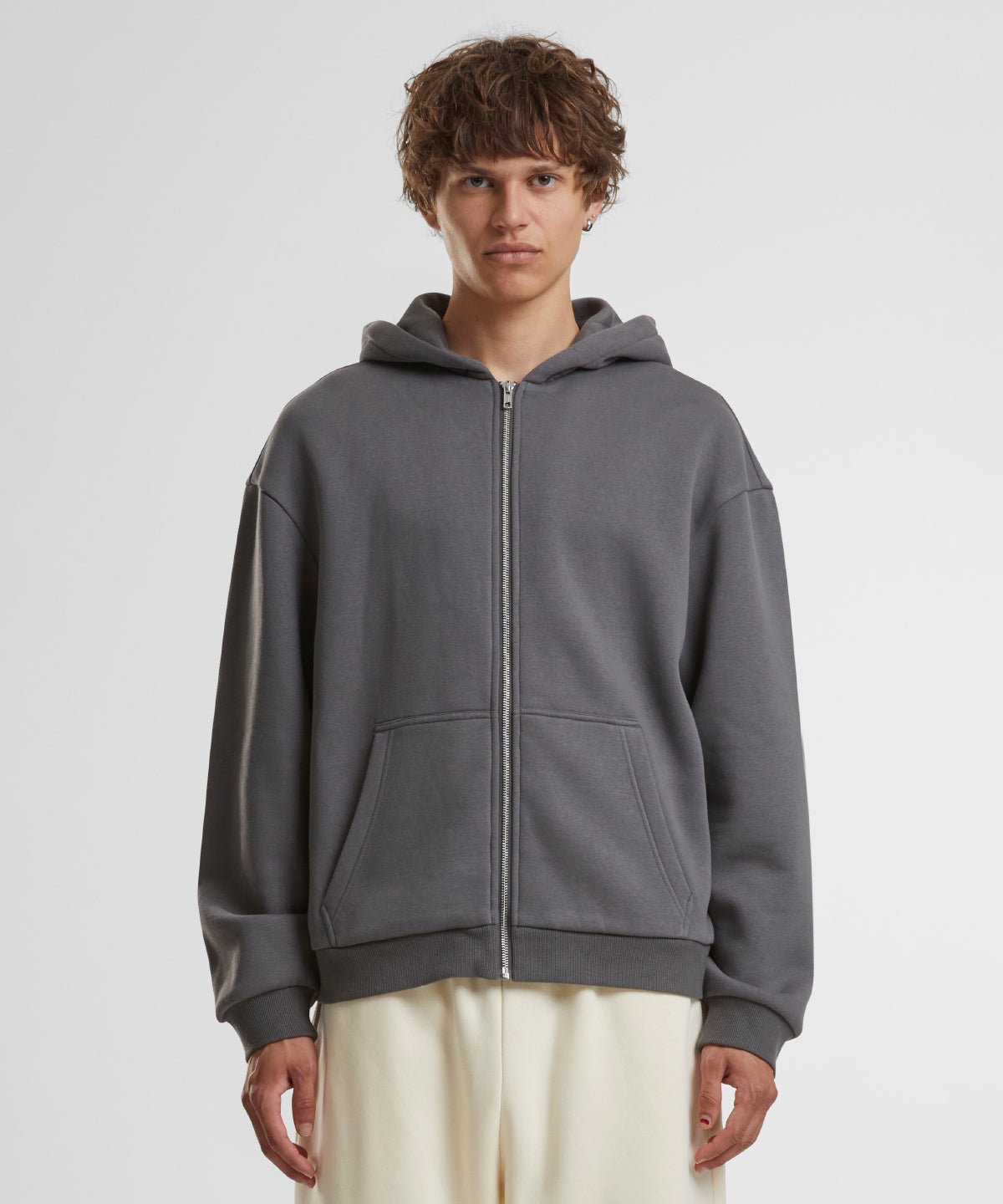 Fluffy zip hoodie