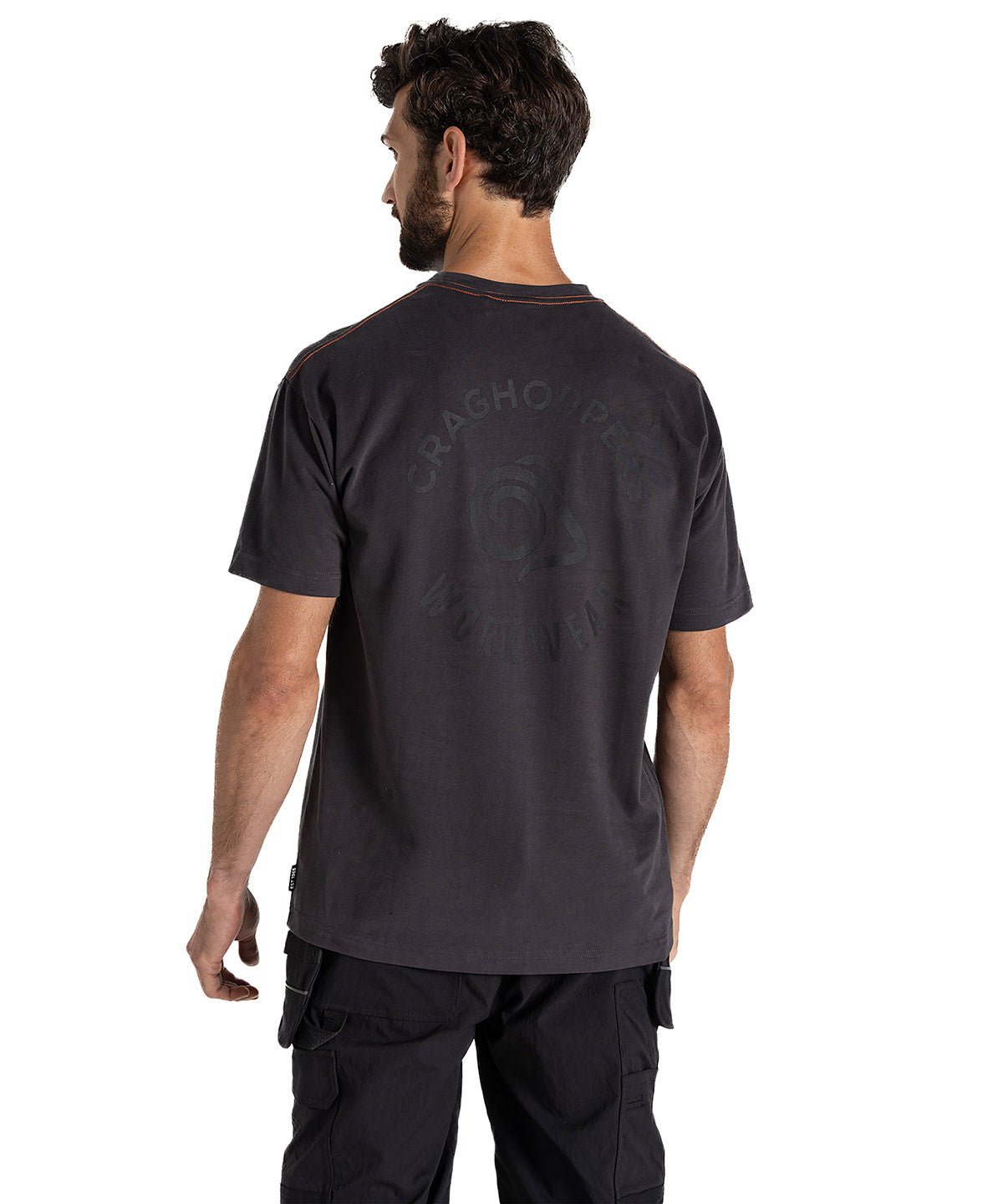 Wakefield pocket workwear t-shirt - Soft Grey Marle