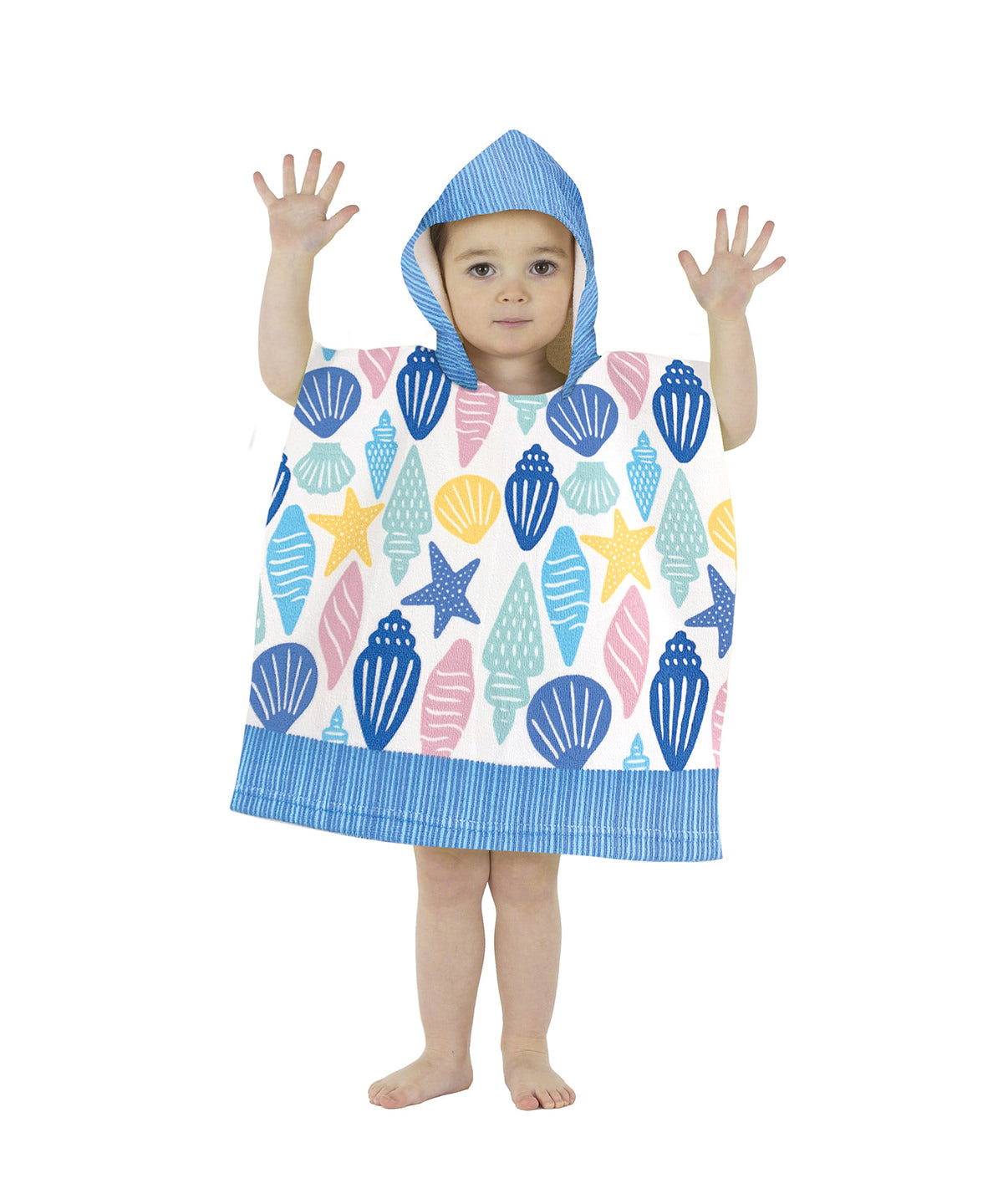 Toddler Microfibre UV Changing Robe Poncho - Unicorn