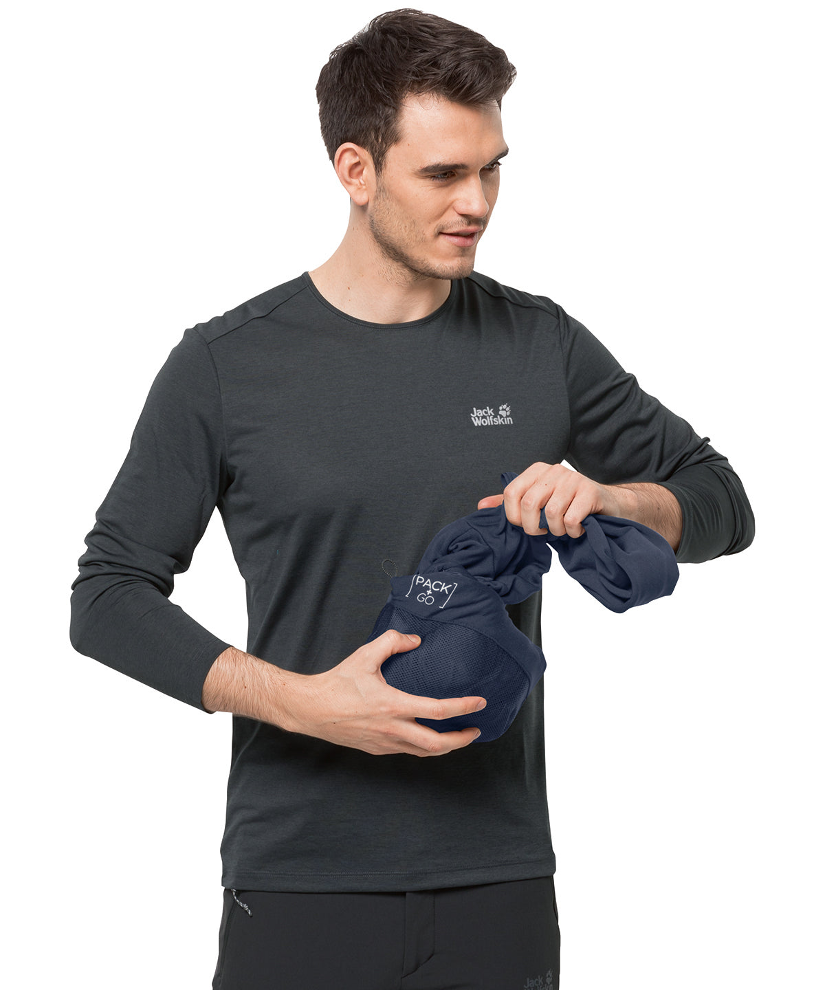 Pack & Go Fleece Jacket - Black