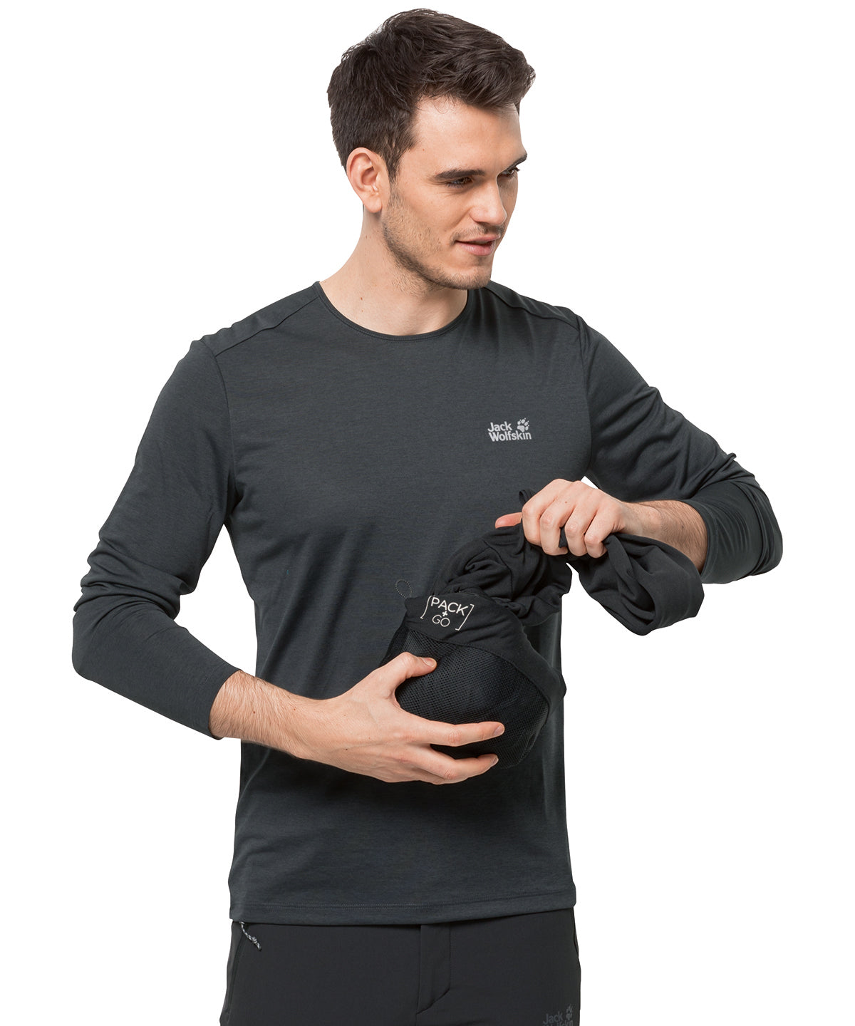 Pack & Go Fleece Jacket - Black