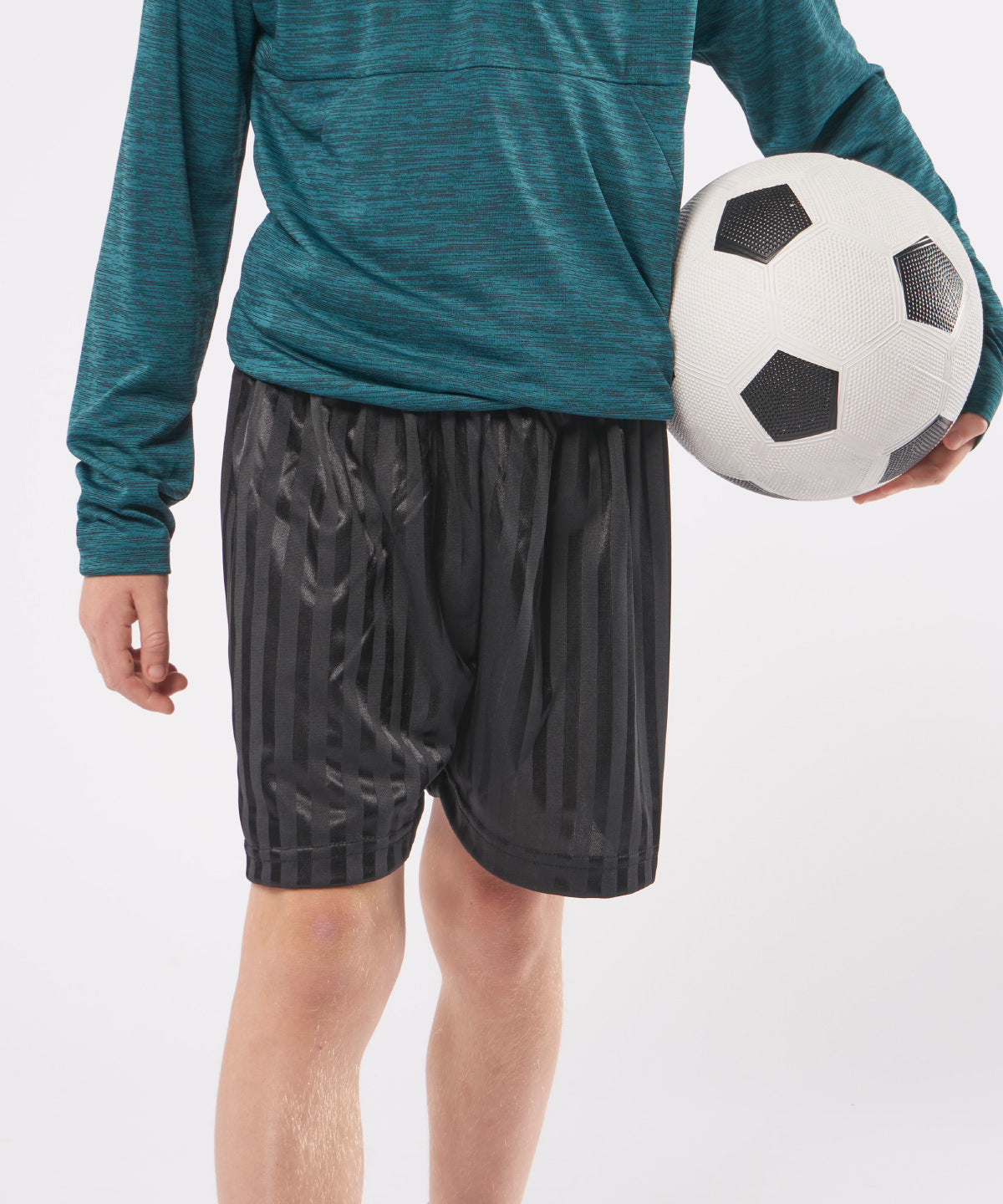 Striped Shorts - Black