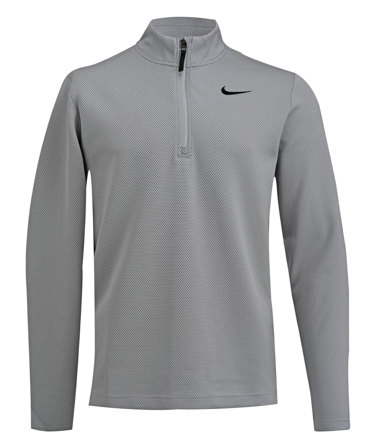 grey nike dri fit top