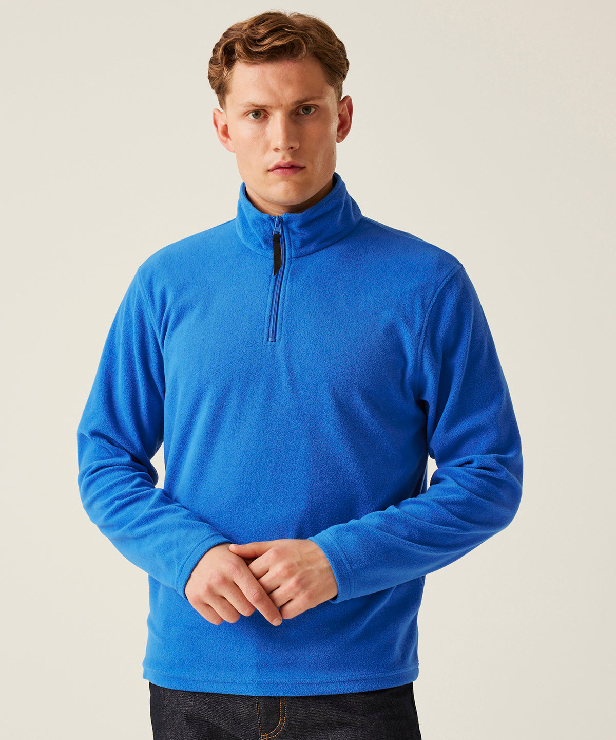 Zip-neck microfleece