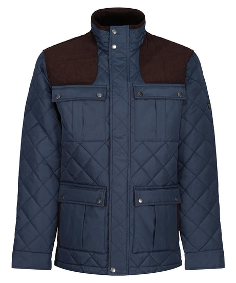 Padbury diamond quilt jacket - Navy