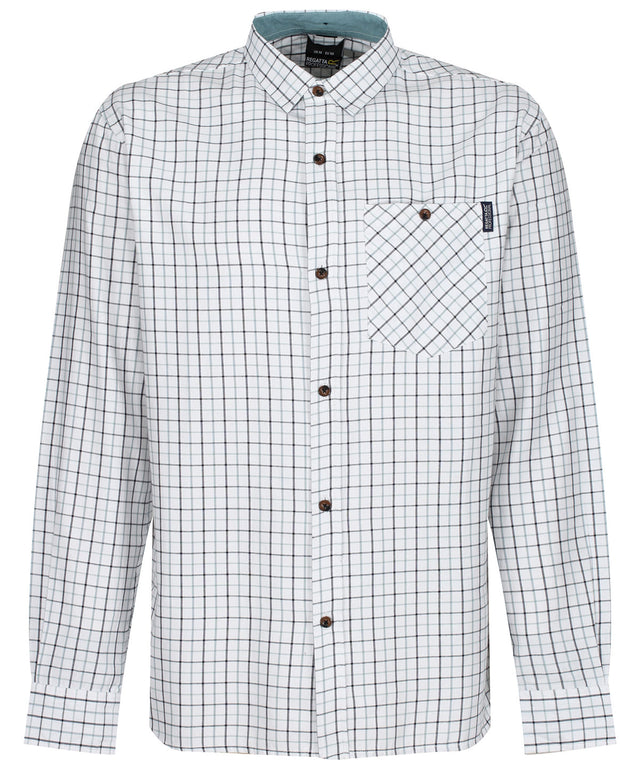 Tattersall check shirt - Blue
