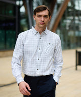 Tattersall check shirt - Blue