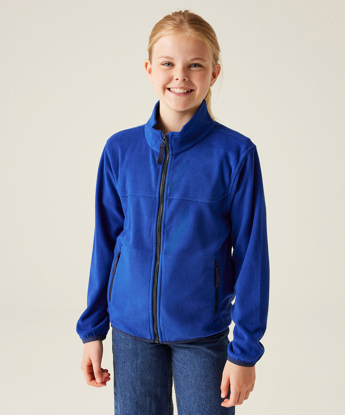 Kids full-zip microfleece