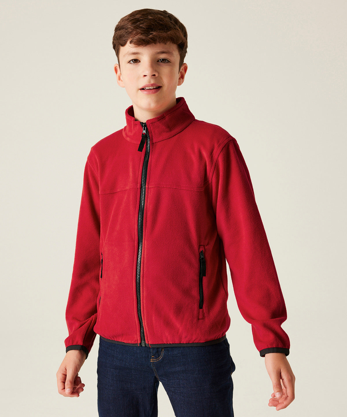 Kids full-zip microfleece
