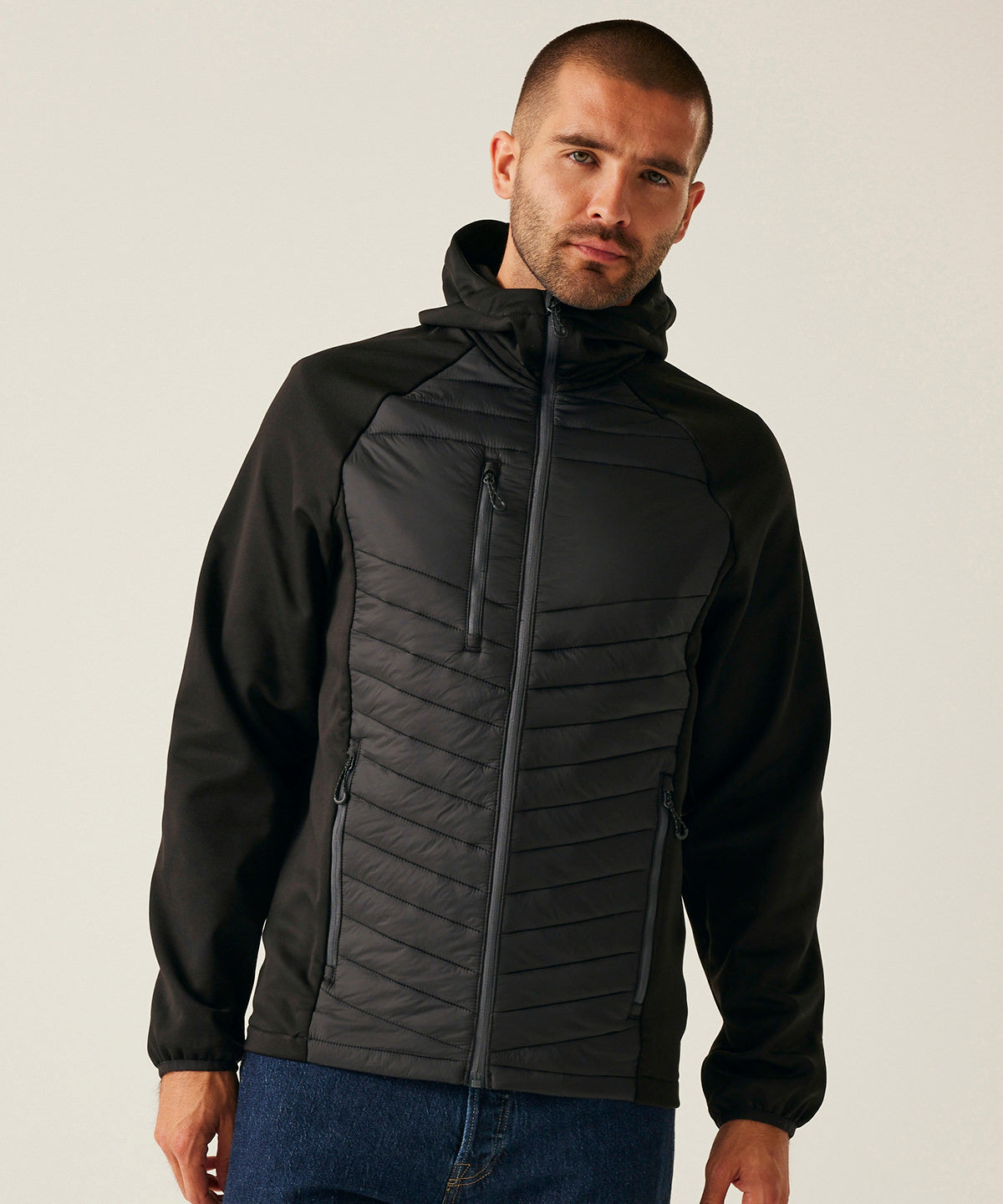 Navigate hybrid hooded jacket