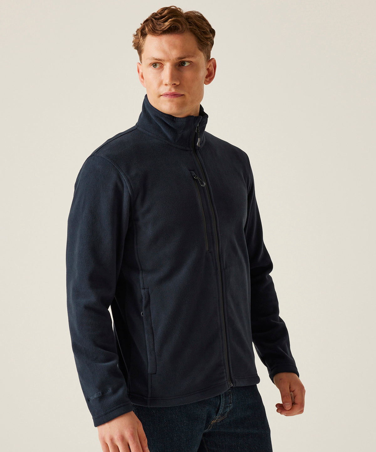 Honestly Made recycled full-zip fleece