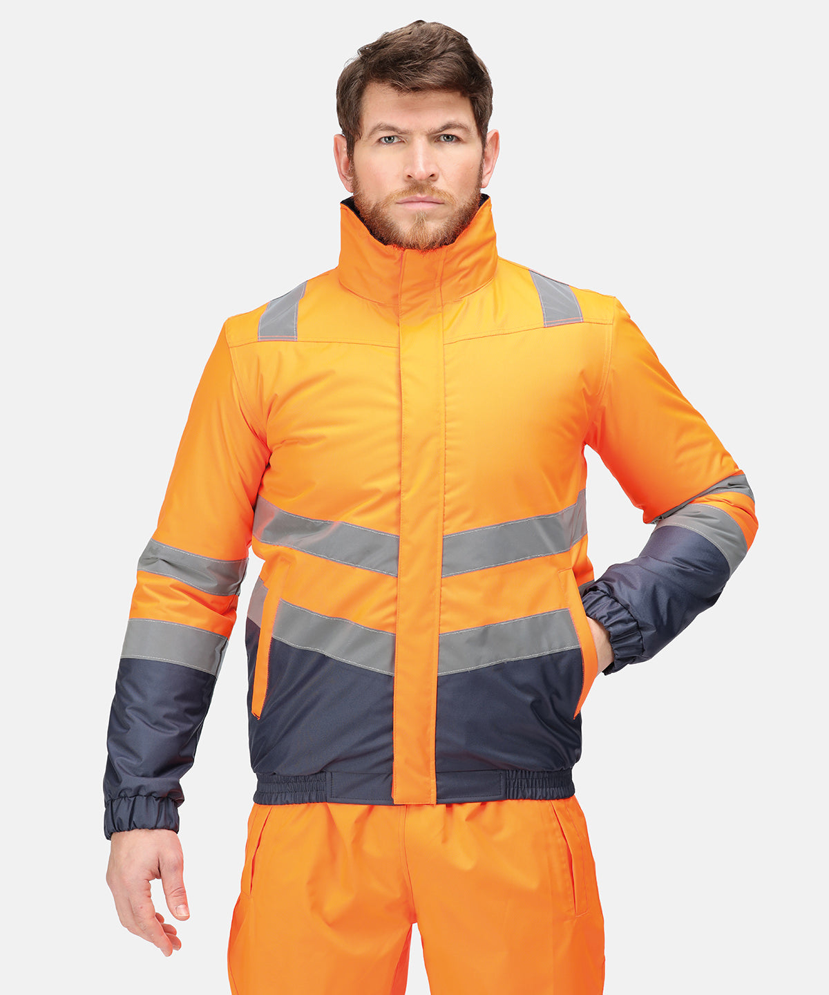 Pro hi-vis classic bomber jacket