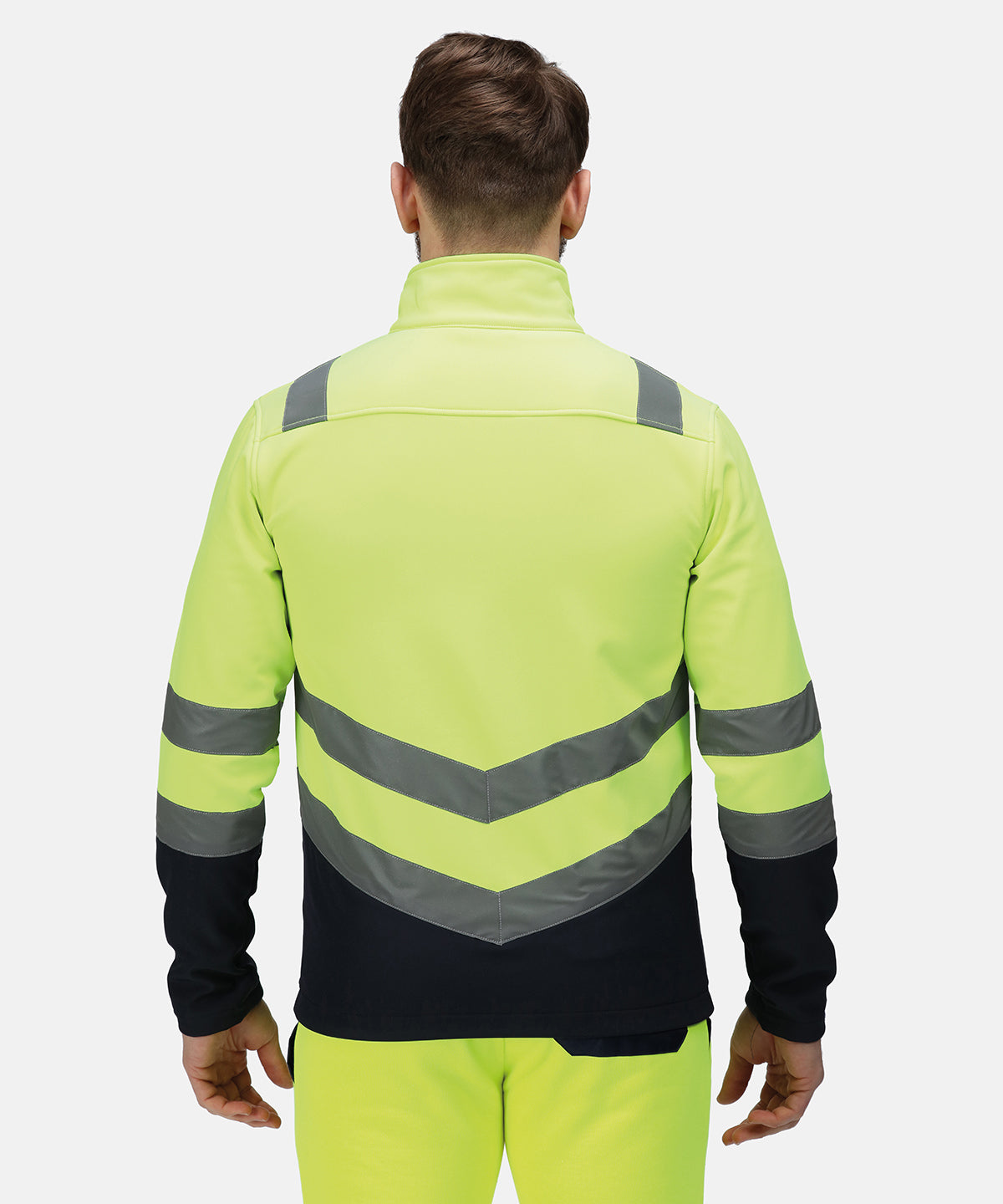 Pro hi-vis softshell jacket
