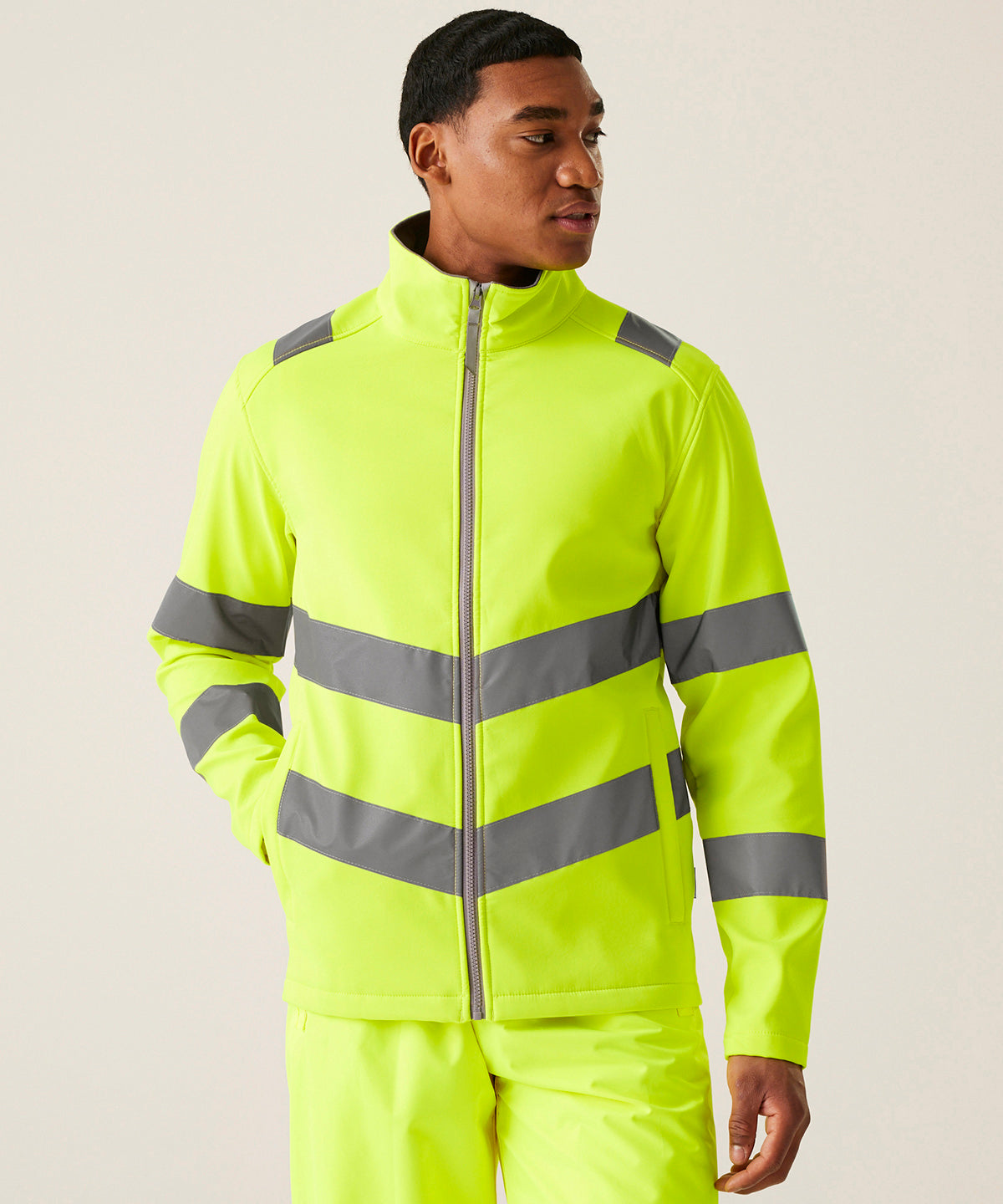 Hi-vis Pro contract Ablaze 2-layer softshell