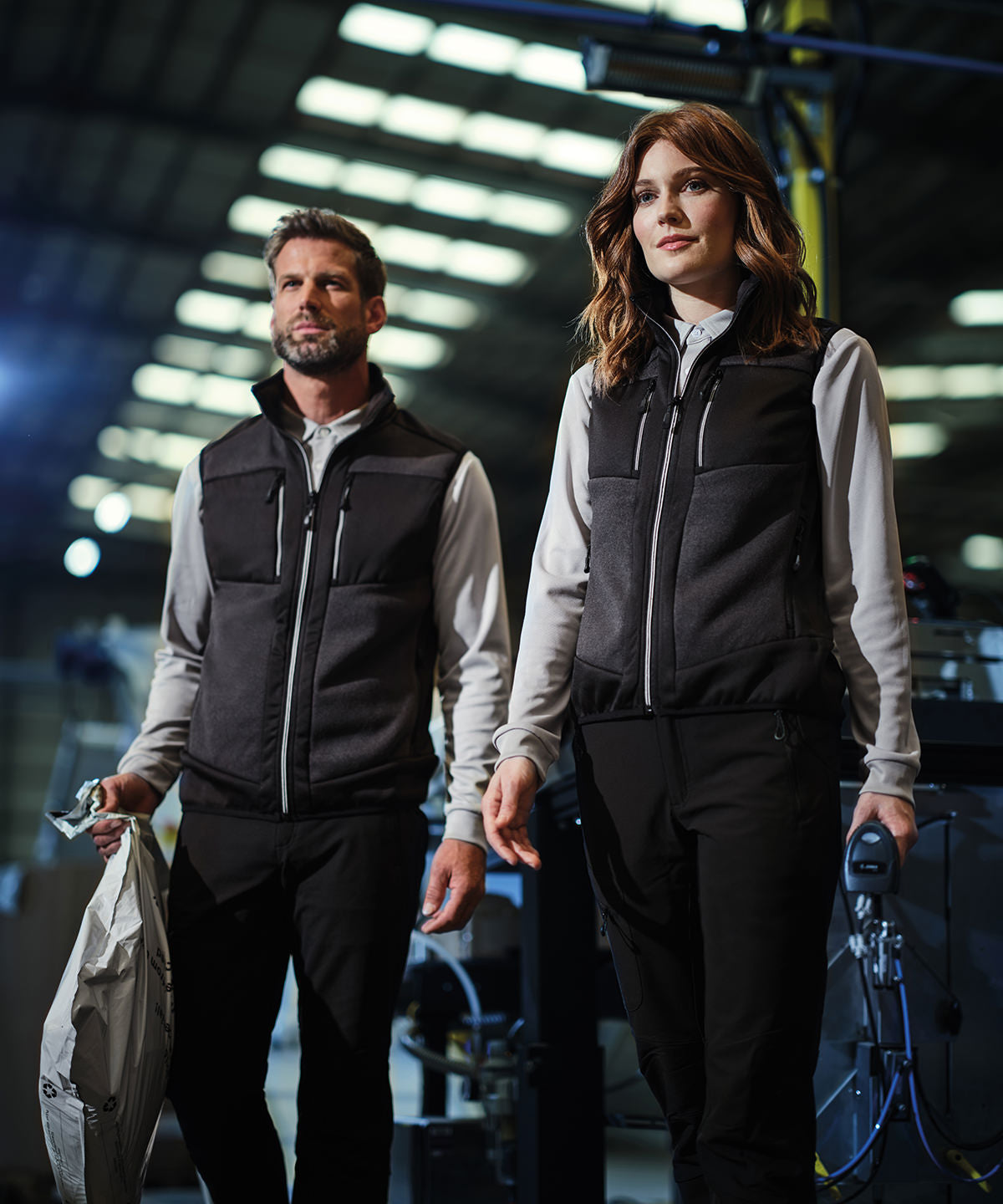E-Volve unisex knit-effect stretch bodywarmer