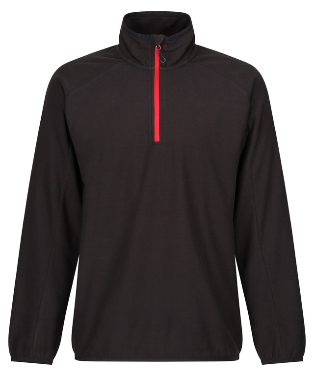 Navigate half-zip fleece - Black/Classic Red