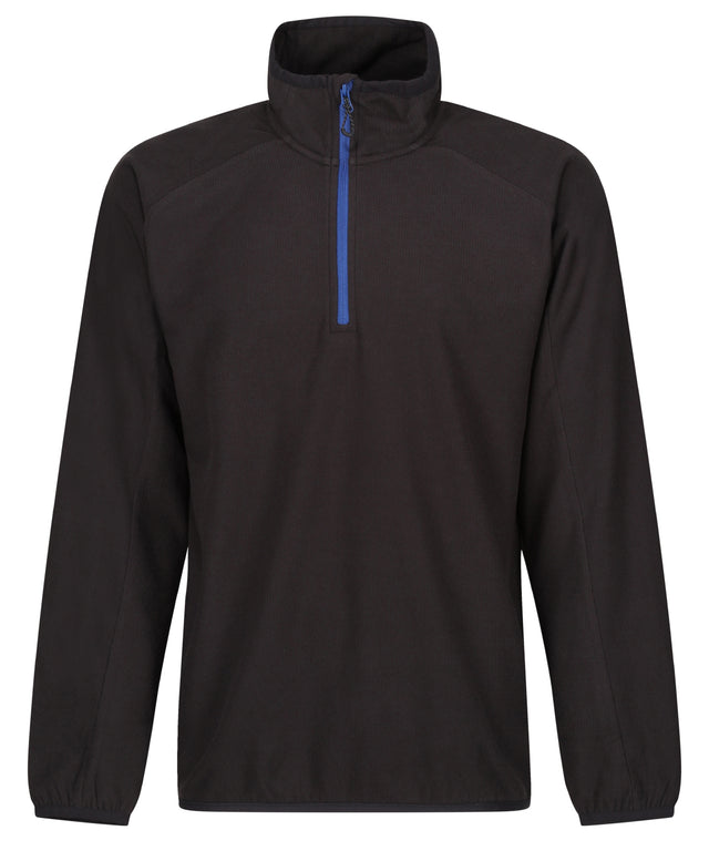 Navigate half-zip fleece - Black/New Royal