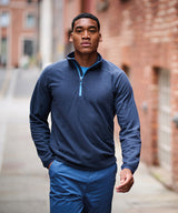 Navigate half-zip fleece - Black/Seal Grey
