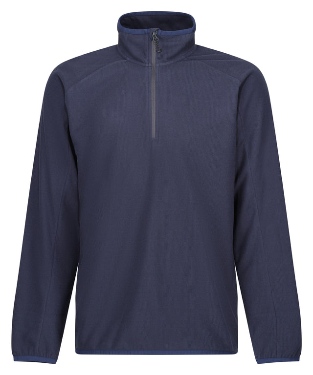 Navigate half-zip fleece - Navy/Seal Grey