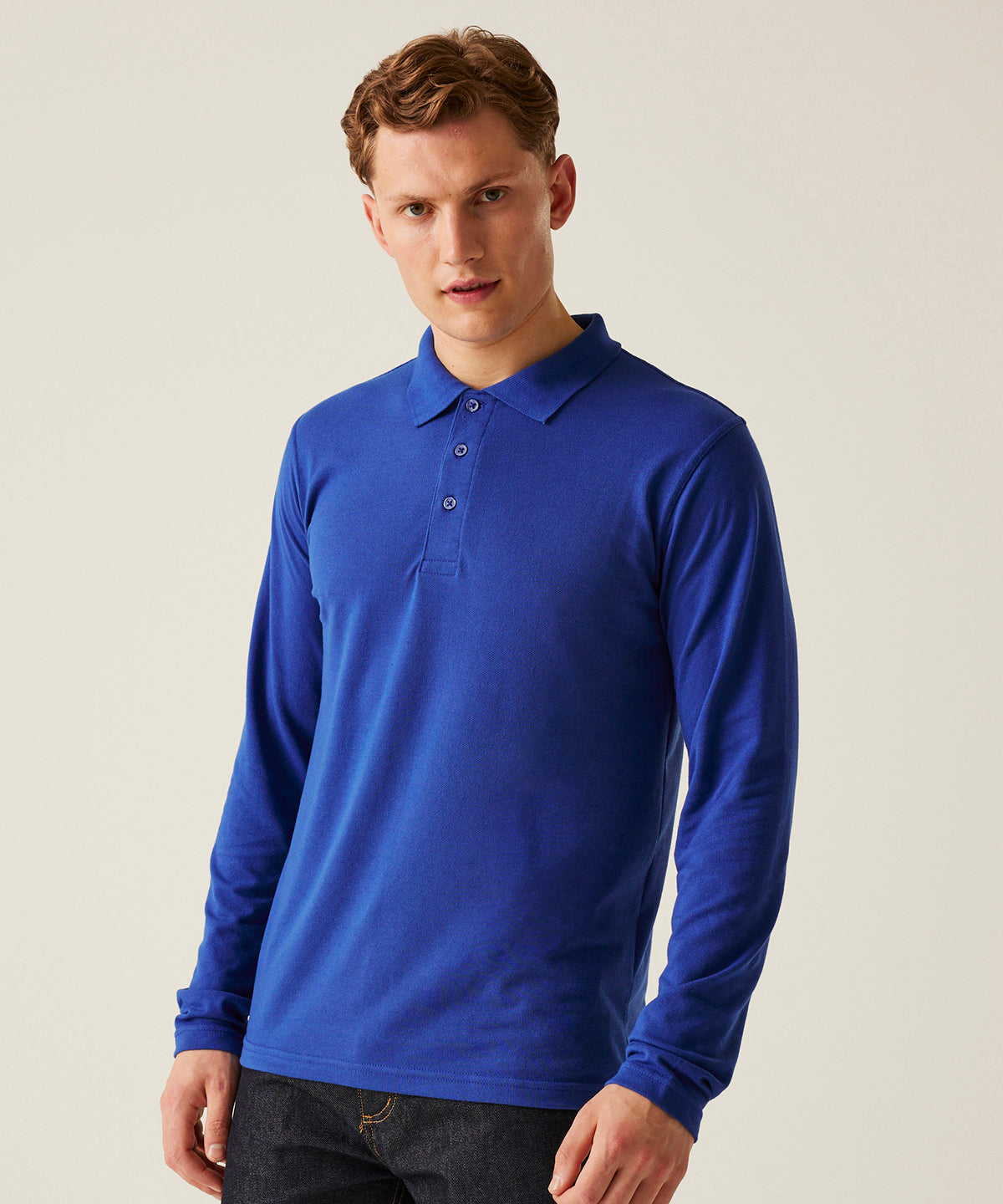 Pro 65/35 long sleeve polo