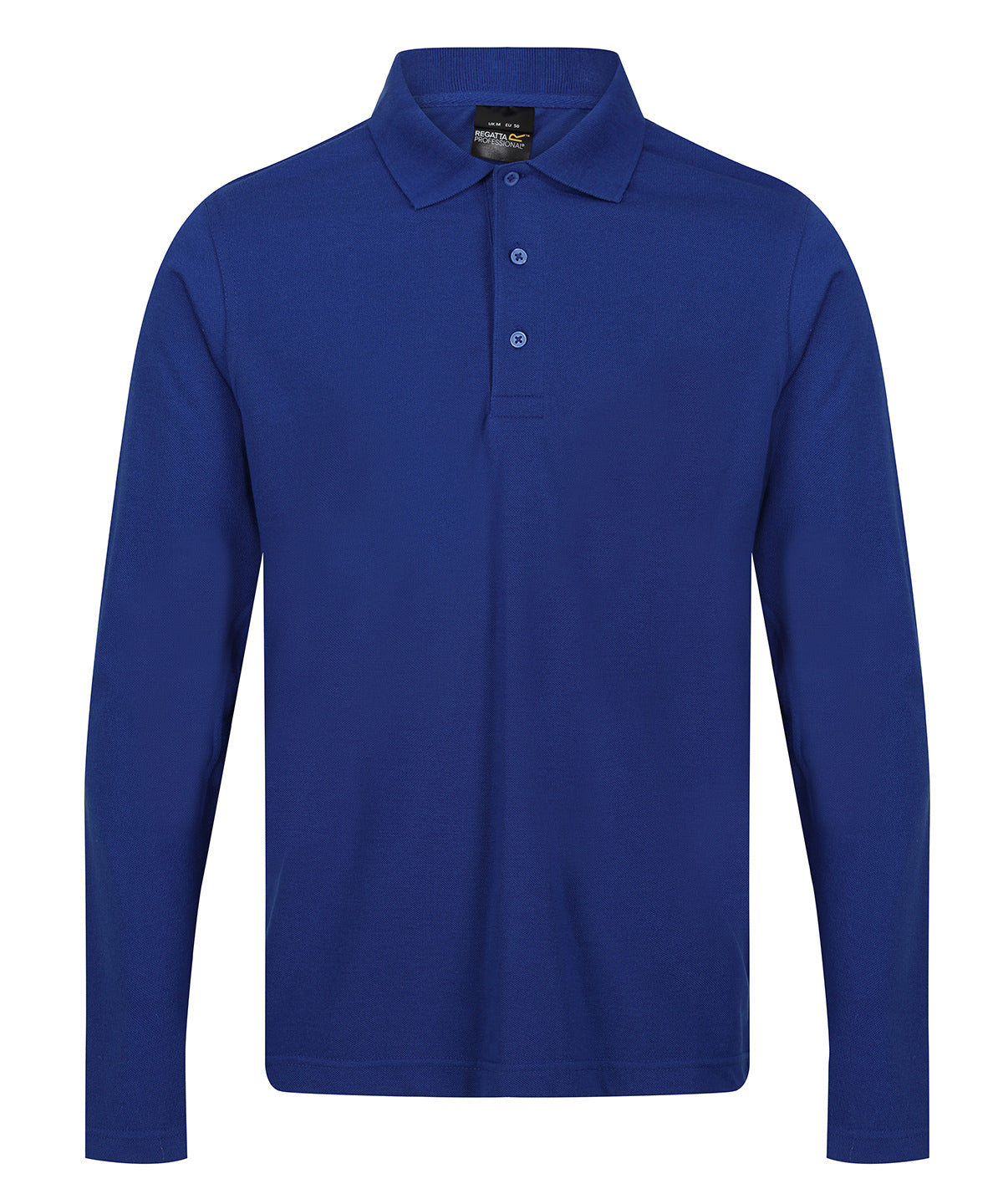 Pro 65/35 long sleeve polo - New Royal