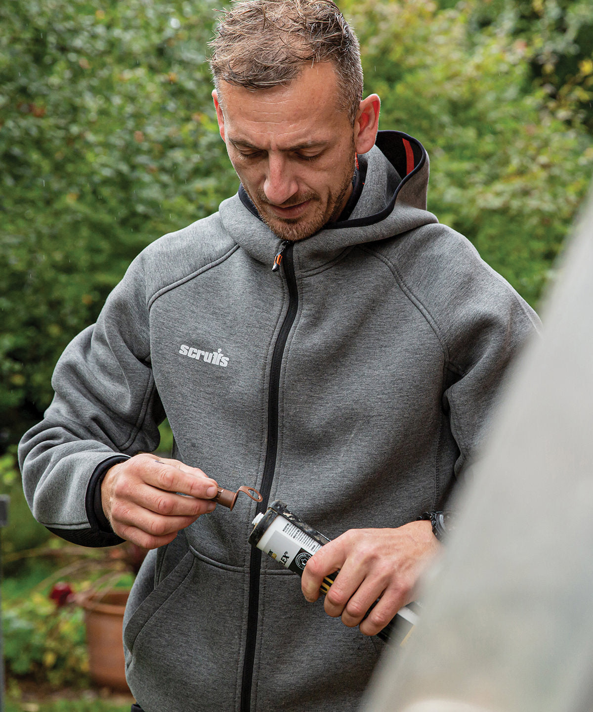 Trade air-layer hoodie