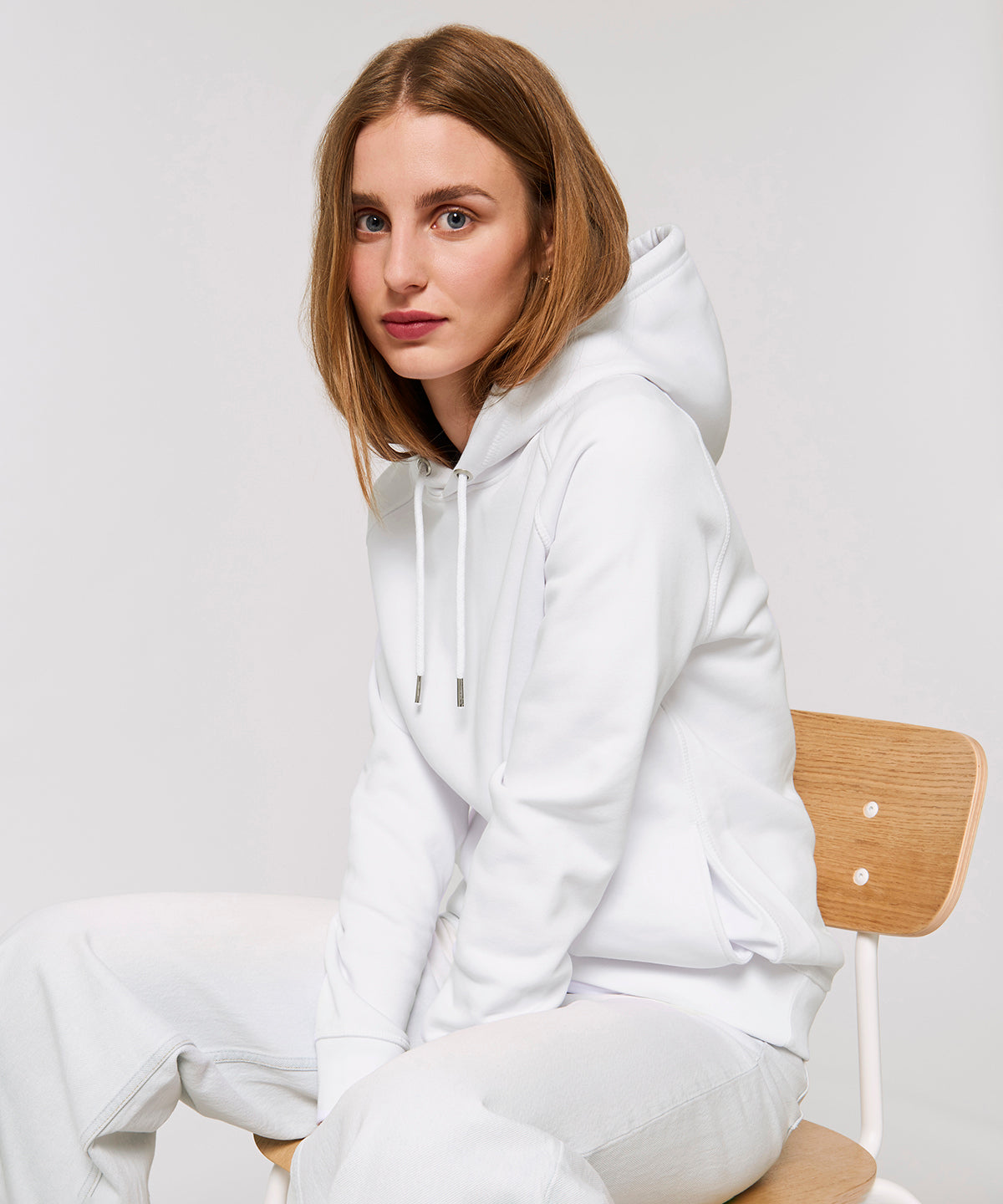 Side Pocket Organic Cotton Blend Hoodie - French Navy†♢
