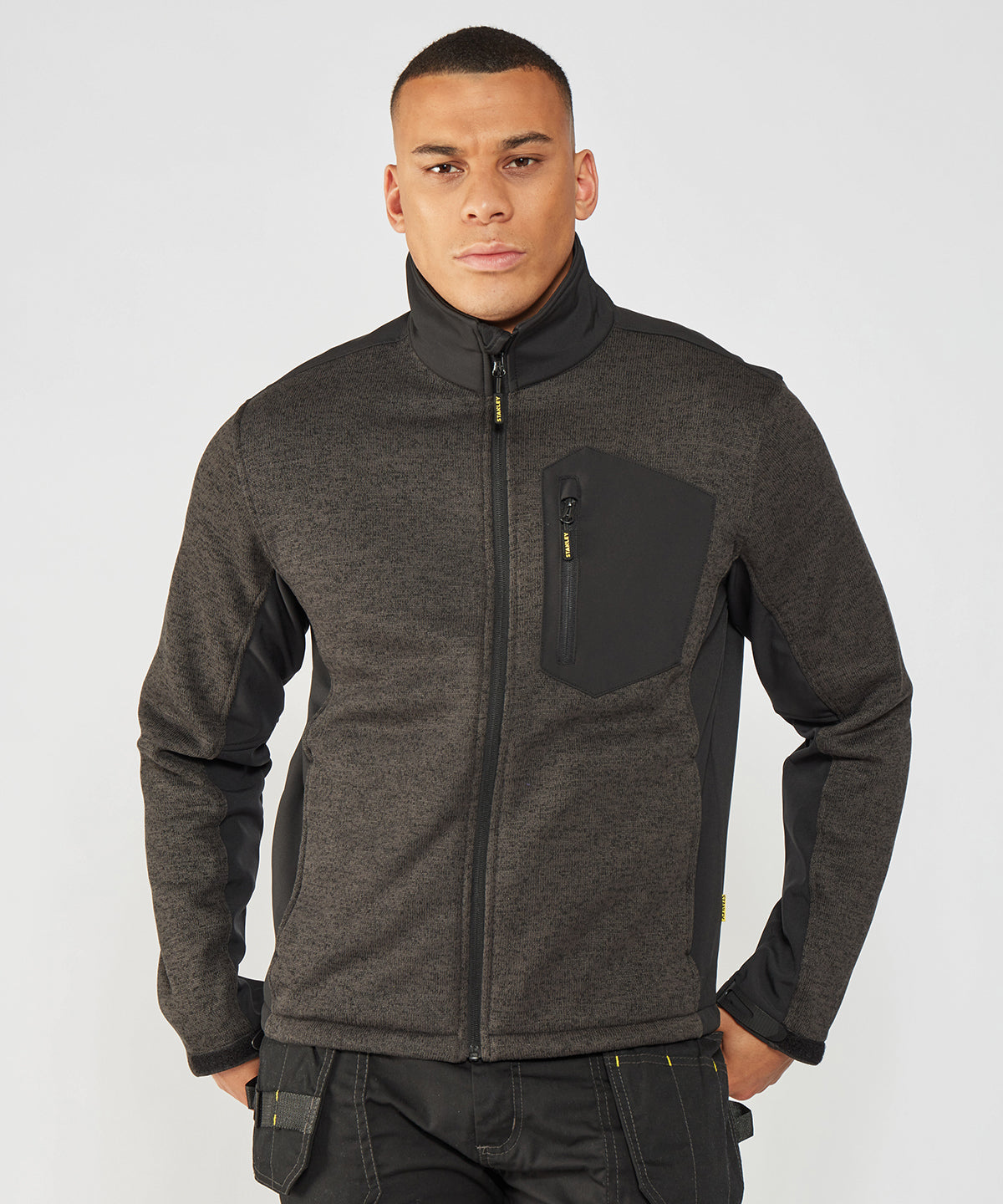 Brady zip-through knitted fleece