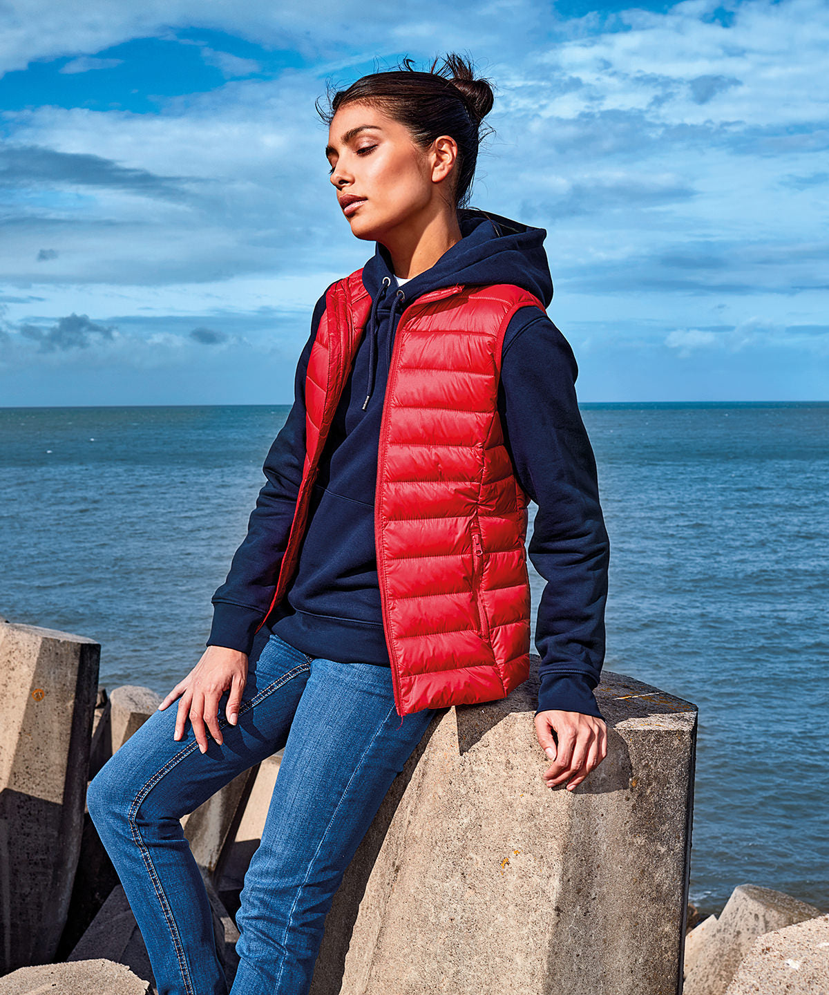 Women's terrain padded gilet