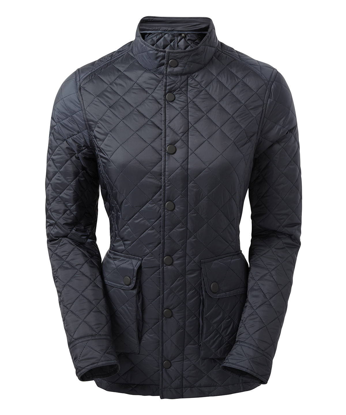 Women's Diamond Quilted Jacket - Black