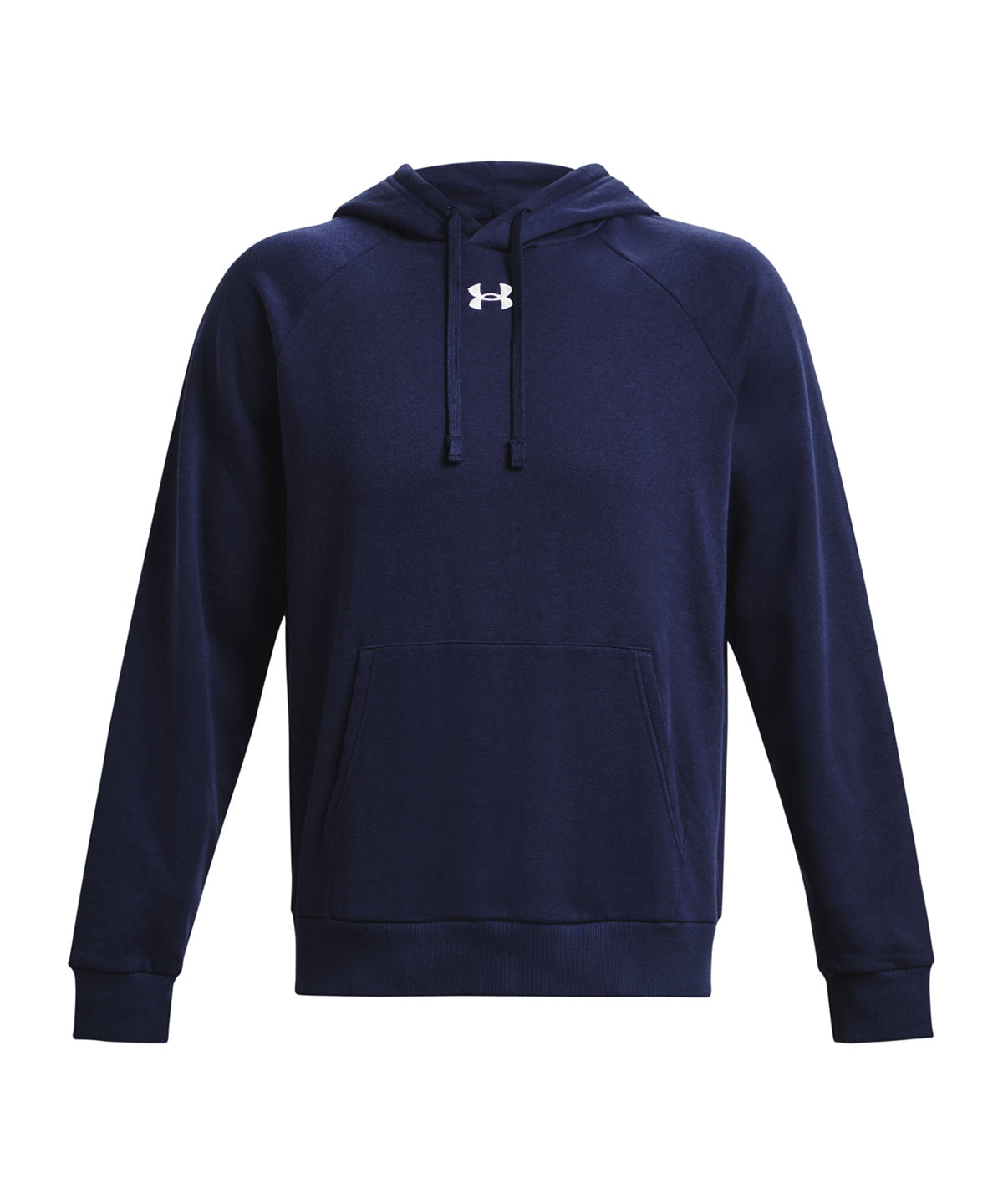 Under Armour - UA Rival fleece hoodie - Midnight Navy/White