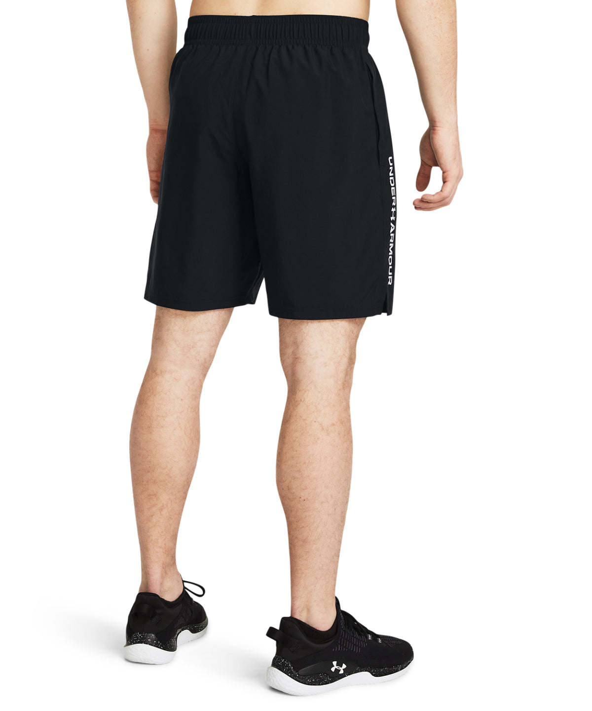 Tech woven wordmark shorts