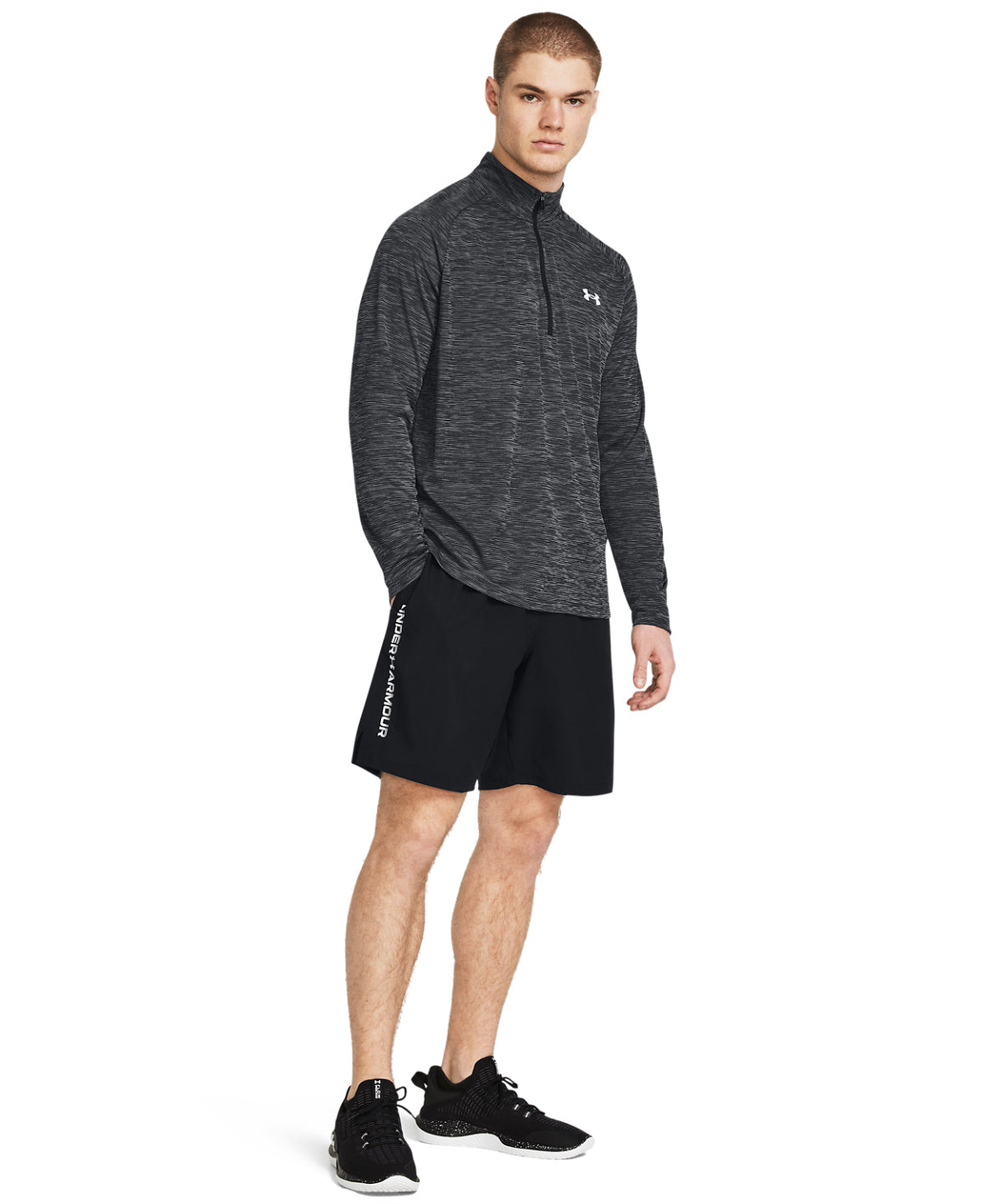 Tech woven wordmark shorts