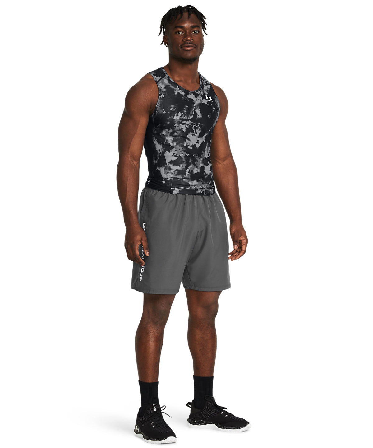 Tech woven wordmark shorts