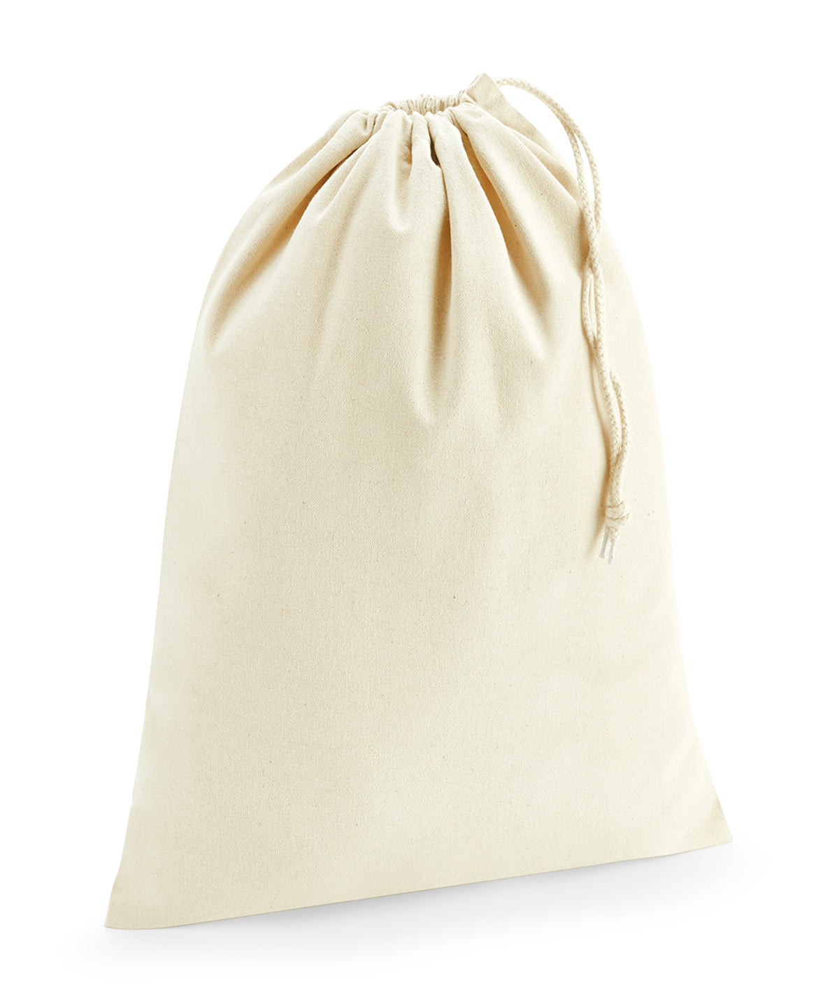 Recycled Cotton Drawcord Stuff Bag - Natural